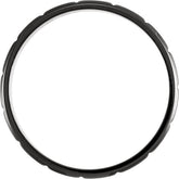 Black Titanium Grooved Men's Wedding Band